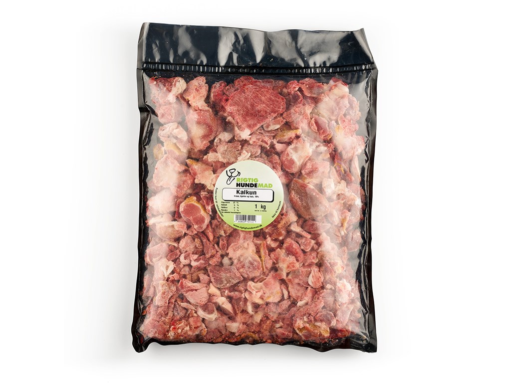 Kalkun m. indmad og brusk 1kg